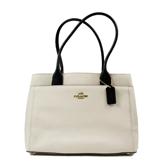 Coach Handbags - COACH Casey Tote Chalk / Light Gold #03808